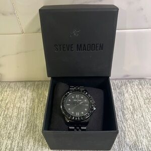 Steve Madden Men's Black Watch
